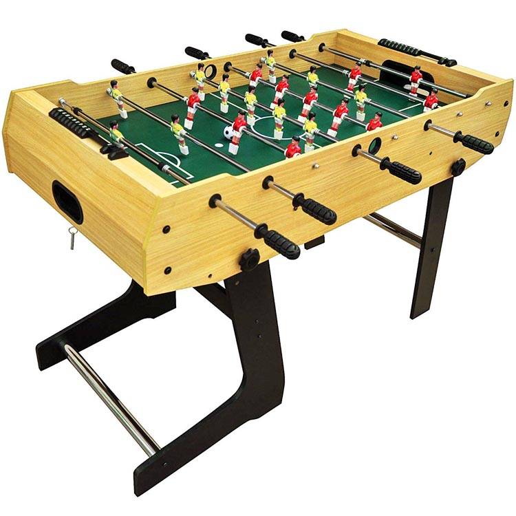 Folding Football Table Indoor Recreational Soccer Game Table Top Kids Adults 