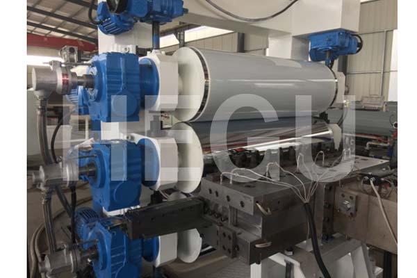 Factory Outlets Pvc Lamination Sheet Production Line - PVC sheet machine   PVC SPC floor making machine – WOOD-PLASTIC