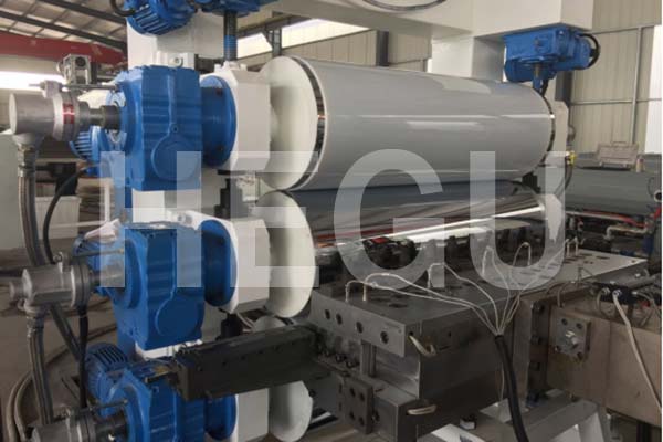 Factory Free sample Profile Plastic Extrusion Machine - Plastic sheet machine  ABS/HIPS/PP/PE sheet machine – WOOD-PLASTIC