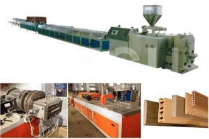 Factory Outlets Beion Pvc Profile Wood Plastic Extrusion Line Wpc Machine