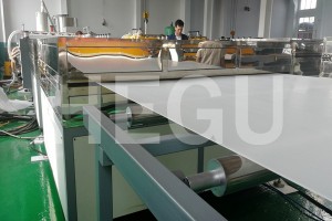 Factory supplied pp pe pvc pet plastic sheet extrusion making machine for sale