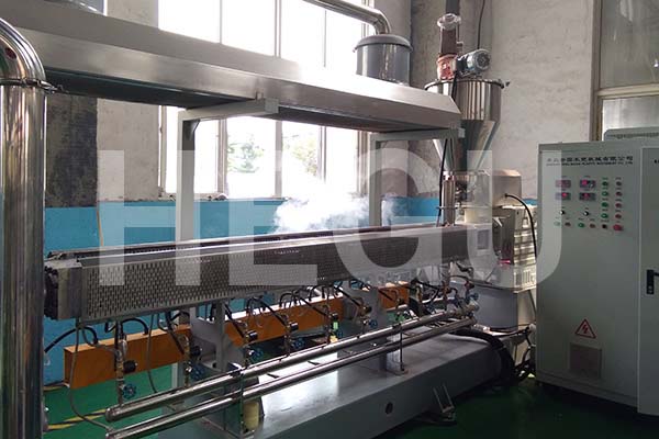 factory low price Plastic Cup Sheet Making Machine - Plastic recycling machine  Co-paraller twin screw granulating machine – WOOD-PLASTIC