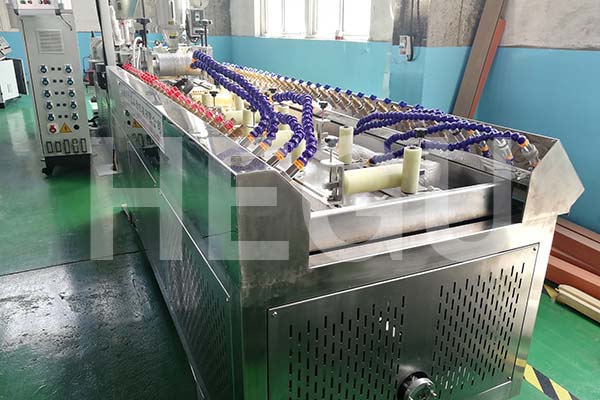 Cheapest Factory Profile Wrapping Machine - Wood Plastic WPC machine  WPC decking co-extrusion line – WOOD-PLASTIC