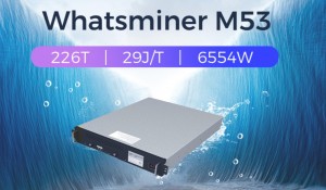 ماینر بیت کوین MicroBT Whatsminer M53 226TH – 264T Hhydro Cooling
