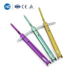 factory low price China Minimally Invasive Long Arm Percutaneous Pedicle Screw, Orthopedic Implant, Titanium Pedicle Screw