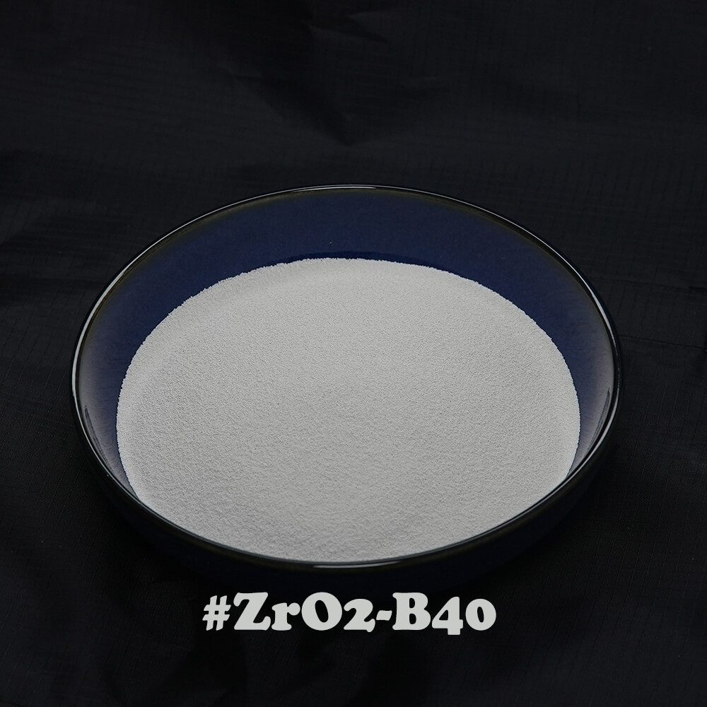 B40 B60 B80 B100 95 % puhtaus Zirkonia Zro2 keraaminen hiekka