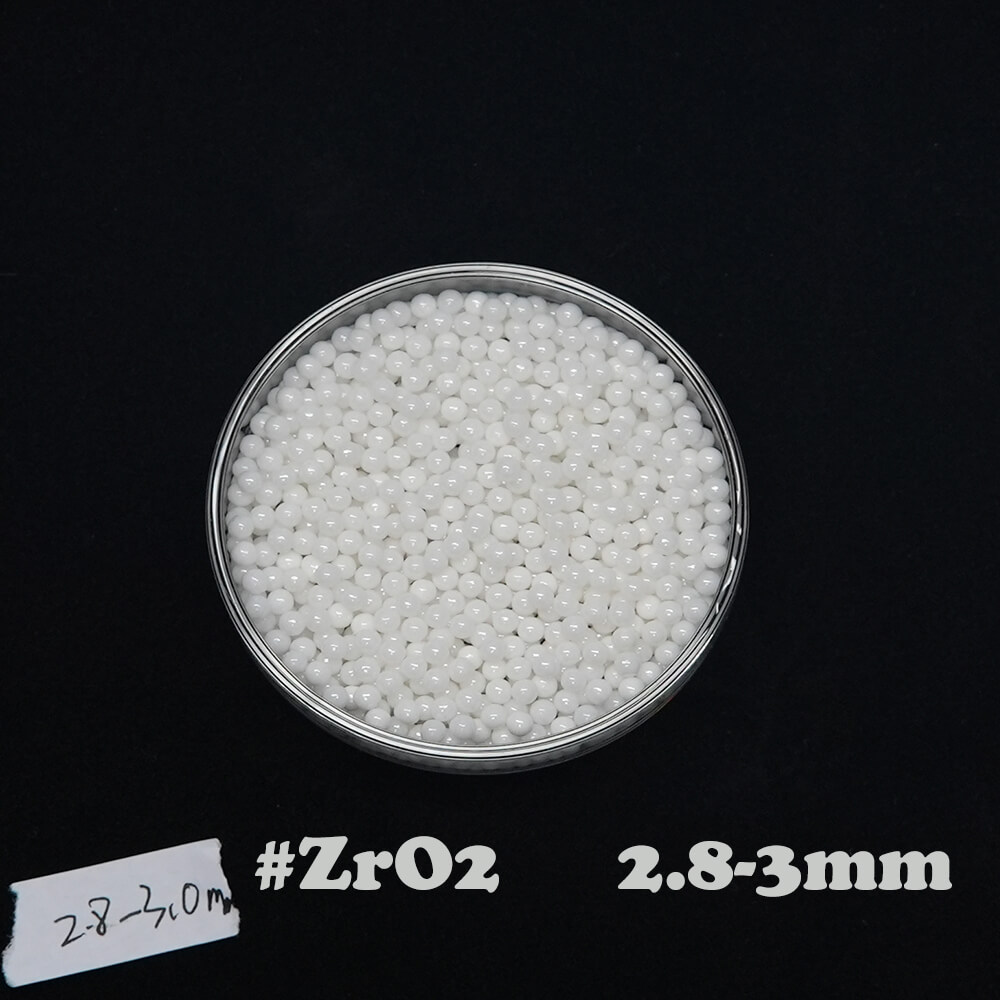 1 mm 2 mm 3 mm Zirconia Perler Zirconium Oxide Slibebolde Industriel Keramik