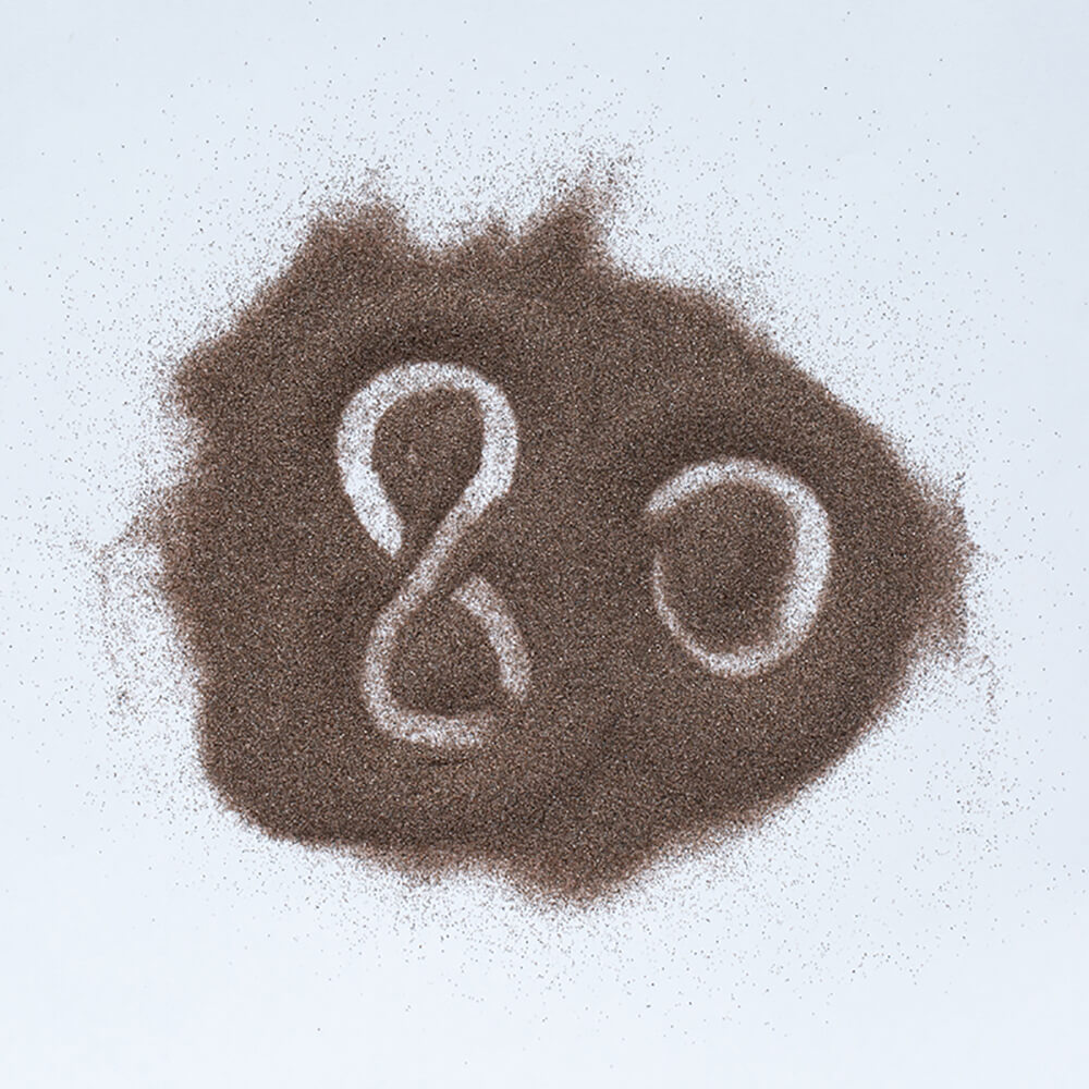 Абразивный материал из коричневого плавленого глинозема Bfa Коричневый плавленый глиноземный порошок для пескоструйной обработки