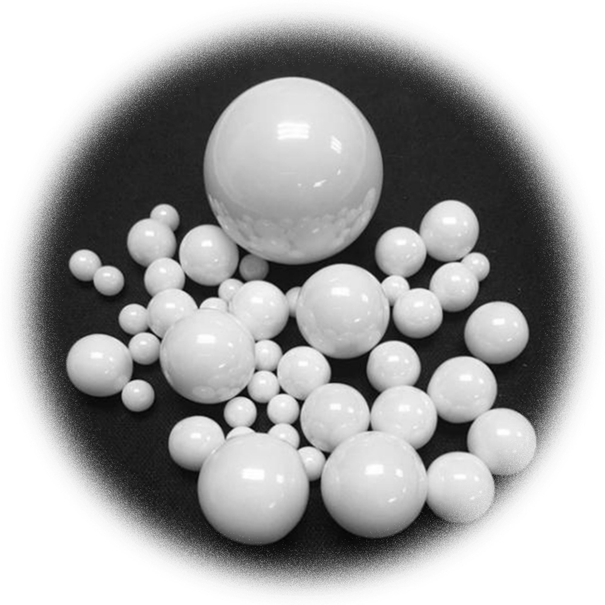 Itrijas stabilizētā cirkonija porcelāna bumbiņas Zro2 slīpēšanas krelles