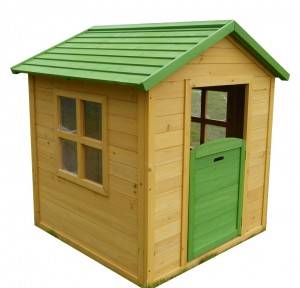 Simple Wooden Children Outdoor Playhouse for Sales
