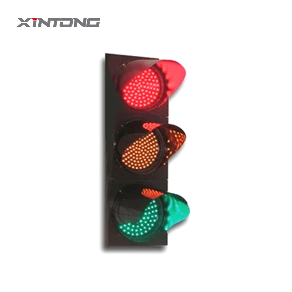 200 mm 300 mm Červená Zelená LED semafor