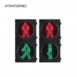 300mm Bicolored Pedestrian Traffic Signal Light