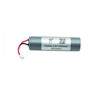 3,6V cylindrisk lithiumbatteri, 18650 3350mAh 3,6V lithiumbatteri
