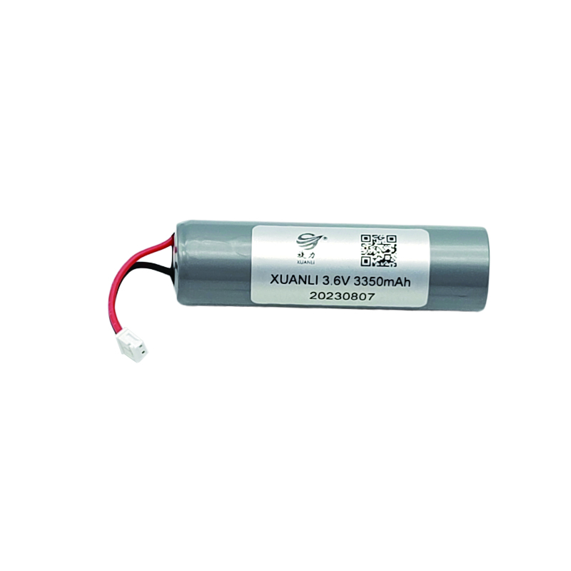 3.6V Cylindrical lithium battery, 18650 3350mAh 3.6V lithium battery