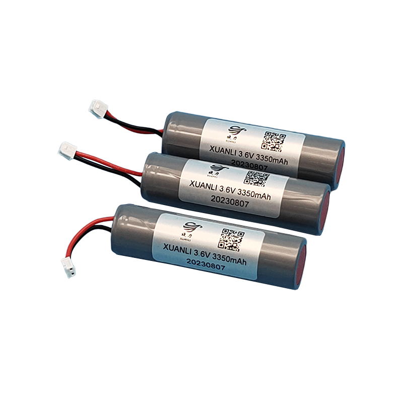 3,6V cylindrisk lithiumbatteri, 18650 3350mAh 3,6V lithiumbatteri