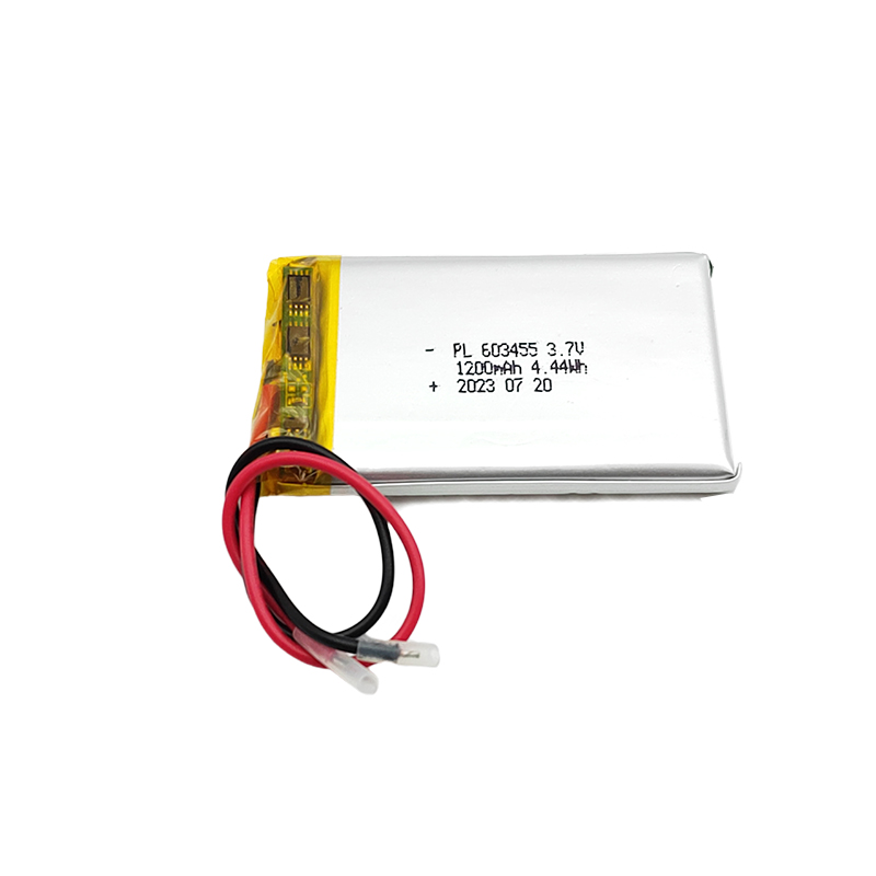 3.7V Low temperature lithium polymer battery , 603455 1200mAh