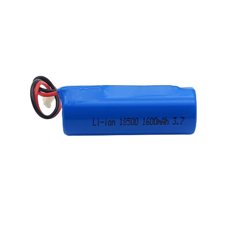 Baterai lithium silinder 3.7V, baterai pemukul nyamuk listrik lipat 18500 1600mAh 3.7V