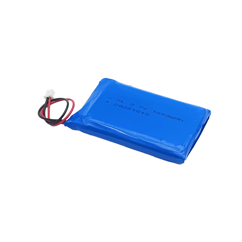 3.7V Litio polimerozko bateria paketeak, 103450 1800mAh litiozko bateria karratua