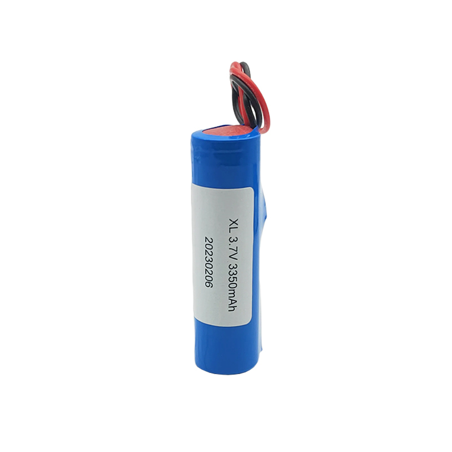 3.7V cylindrical lithium batterie vokatra modely 18650,3350mAh