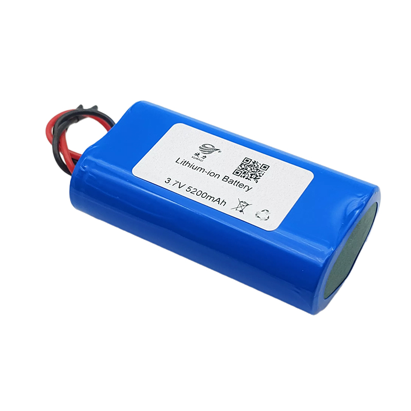 Baterai lithium silinder 3.7V, 18650 5200mAh