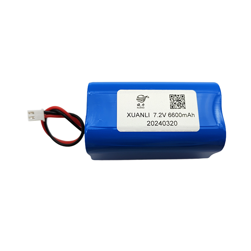 Wholesale 7.2v cylindrical lithium battery, 18650 6600mAh Li-ion battery-2P
