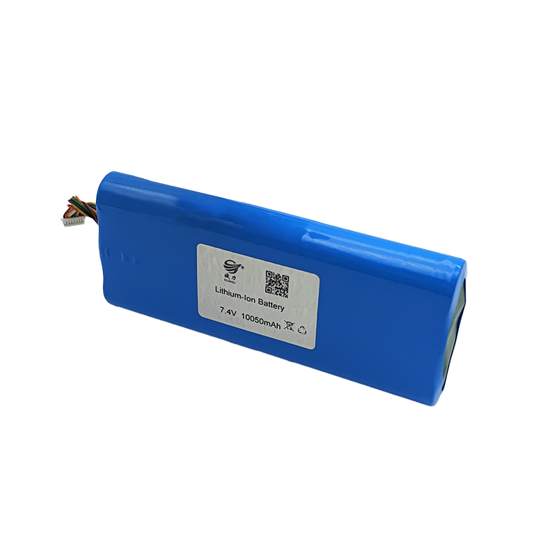 Baterai lithium impor 7.4V, akumulator 18650 10050mAh 7.4V