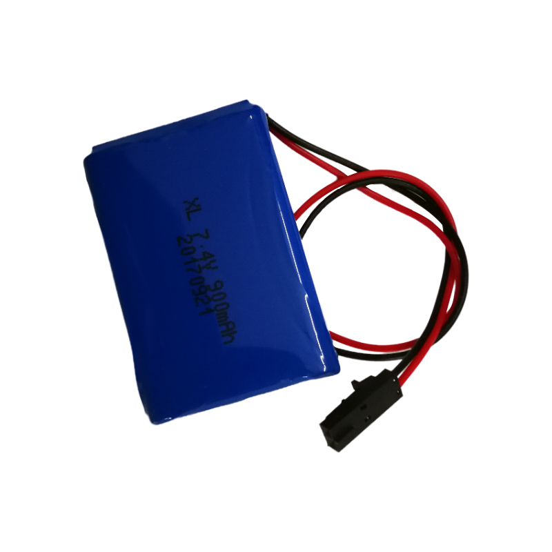 483450 7.4V 900mAh Litio polimerozko bateria paketeak, GPS nabigatzailerako litiozko bateriarako