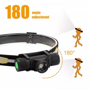 Zoomable Duxit Headlamps Rechargeable Usb Caput lampades Micro USB Headlamp Ip65 IMPERVIUS Headlamps For Outdoor Castra