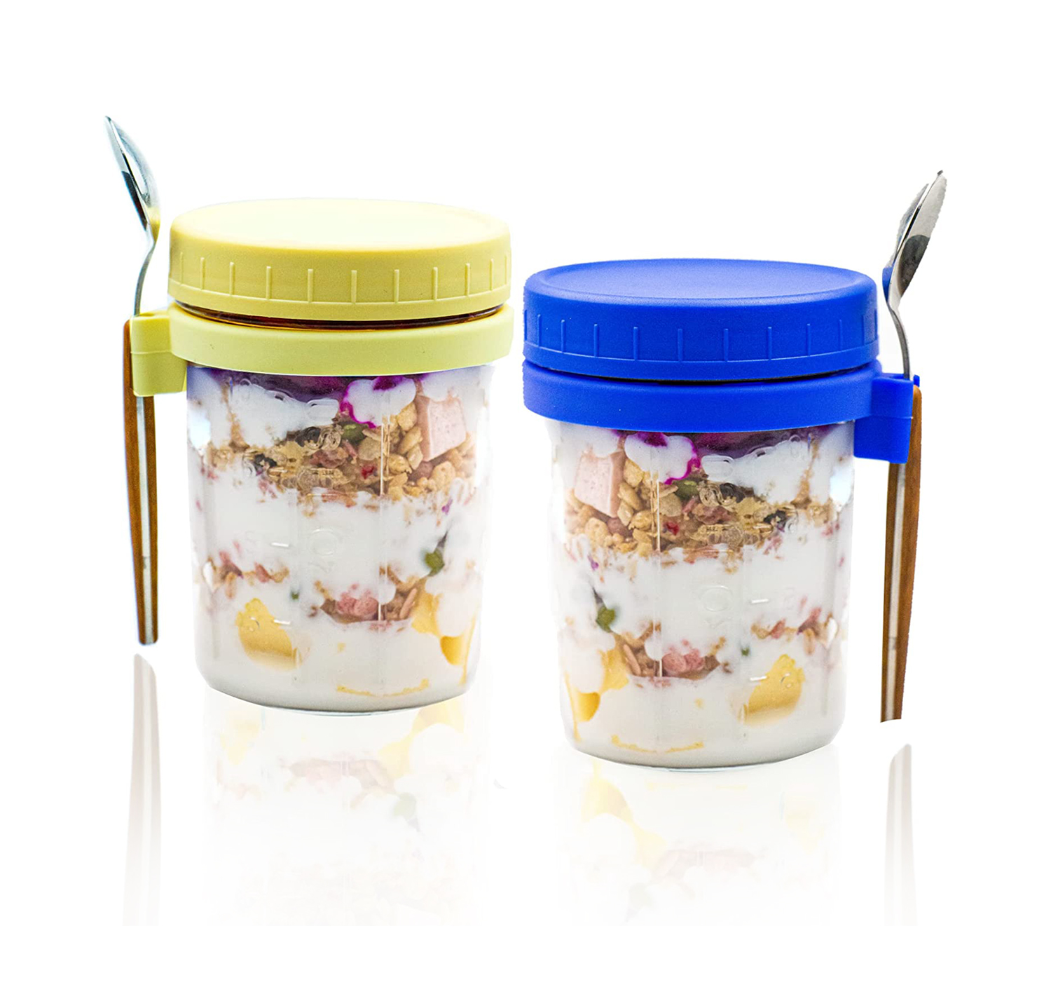 12oz Overnight Oats Containers with Lids,Oatmeal Container To Go