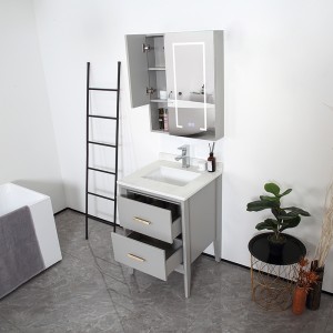 2022 Popular design Modern Floor Standing Bathroom Vanity , Vanities Bathroom With marble Vanity Top