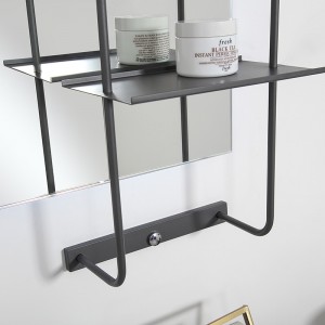 Modern Bathroom cabinet with slab ceramic basin ,small size with 800mm