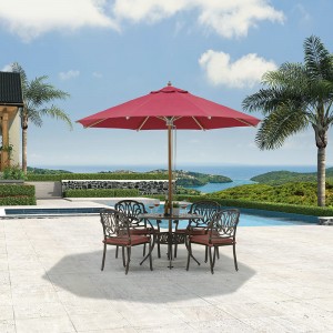 Guarda-chuva de mesa ao ar livre para jardim, quintal e piscina