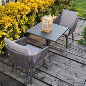 Комплет Бистро за надворешен двор, Сет за мебел за двор за сите временски услови за градина, покрај базен, балкон, внатрешен простор
