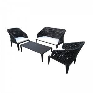 Sab nraum zoov Furniture, Sectional Conversation Set for Patio, Garden, Yard, Poolside