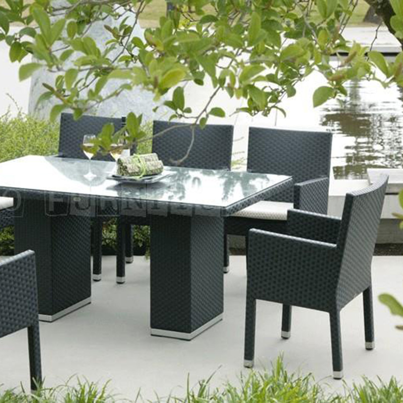 Гарнитуре за трпезарију за терасу Спољни сто и столице Сет за трпезаријски сто за двориште