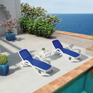Import Plastic Swimming Pool Beach Lounge Chair