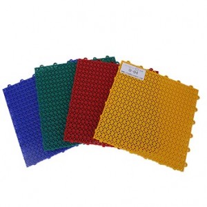 China Outdoor Tennis Court Flooring With Triangle Grid