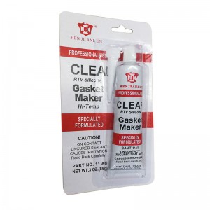 Professional Use Clear RTV Silicone Multi Function 85g Gasket Maker Specially Formulated for Sale
