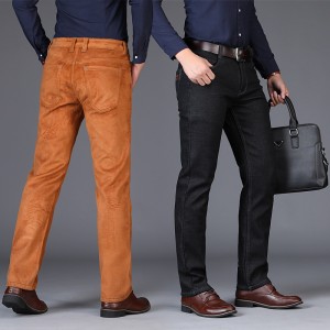 Stretch jeans მამაკაცის რეცხვა პატარა სწორი მილის თხელი ჯინსების ქარხანა გაყიდვები