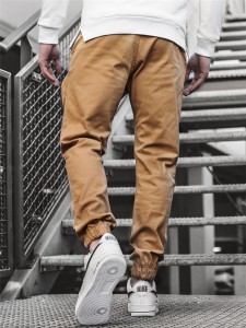 Factory Outlet Muška radna odjeća Hlače tkane ležerne hlače s više džepova Cargo hlače s uzicom