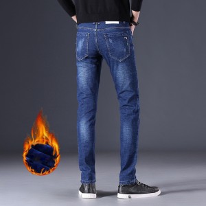 Xhinse për meshkuj vjeshte dimër mallra të reja evropiane të nivelit të lartë pantallona të drejta kadife për meshkuj tendencë shtrirje e hollë