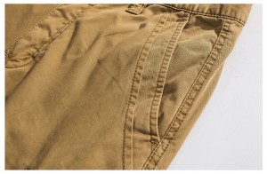 उच्च गुणवत्ता वाले आरामदायक बटन पुरुषों के लिए कार्गो पंत की बड़ी जेब उड़ाते हैं