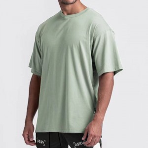 T-shirt à manches courtes pour hommes décontractés à col rond