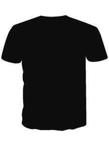 Factory Outlet เสื้อยืดแขนสั้นผู้ชาย Slim Round Neck Printed Base Shirt