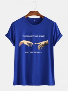 Muoti rento miesten T-paita lyhythihainen kesä uusi yksinkertainen T-paita