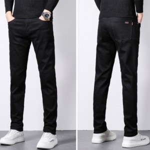 Rudeniniai vyriški džinsai 2022 m. Korėjietiškos tiesios plonos kelnės Pavasario ir rudens vyriškos laisvalaikio kelnės
