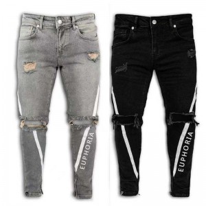Li-Skinny Men's Ripped Jeans Wholesale Men's Pants
