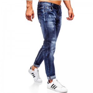 Retro europietiškų ir amerikietiškų gatvės vyriškų džinsų gamyklinė kaina didmeninė prekyba