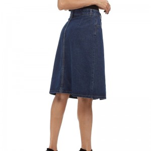 Wysokiej jakości damska spódnica z wysokim stanem w dużych rozmiarach