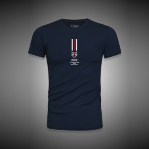 T-shirt semplice è di moda per l'omi di strada novi vestiti estivi à maniche curtite
